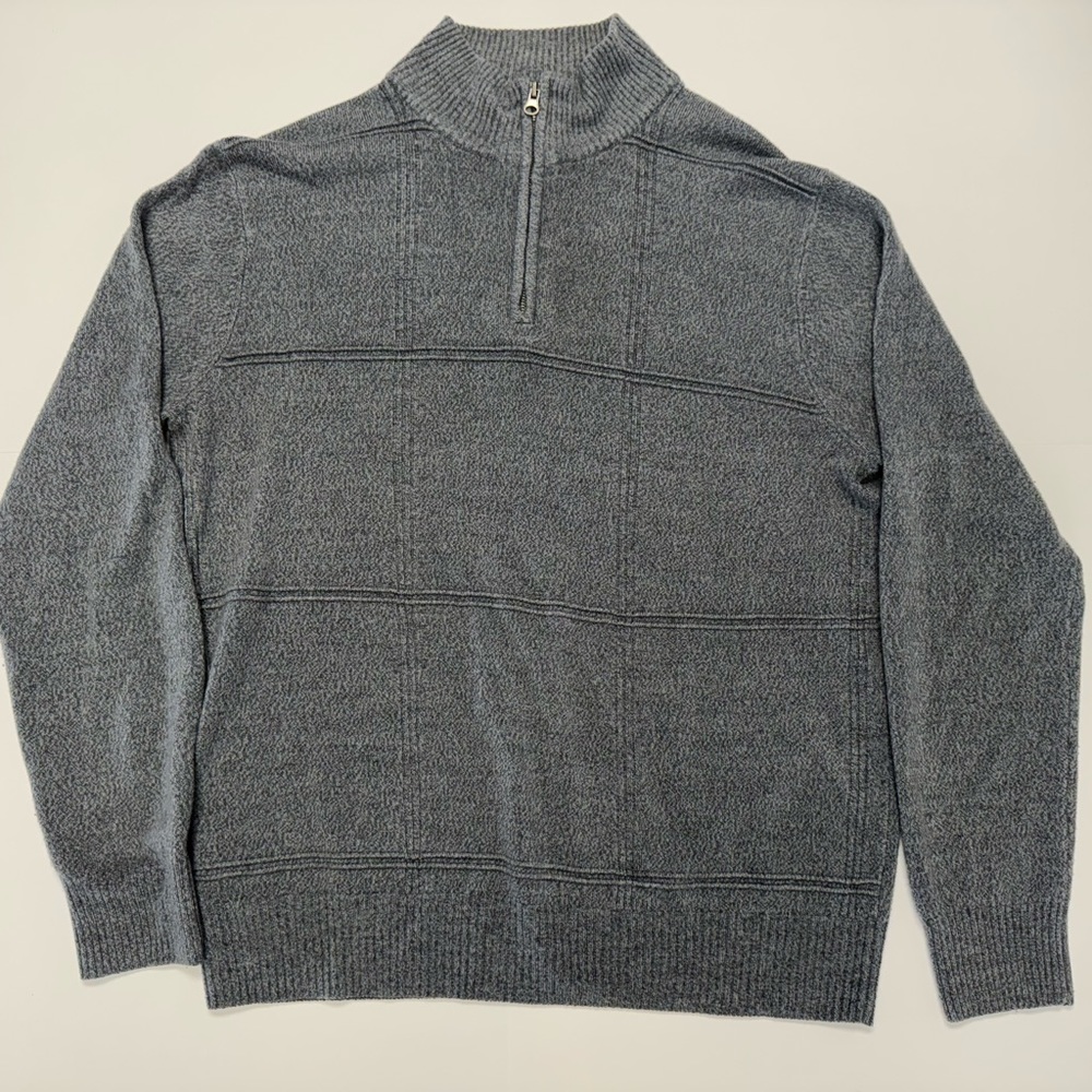 Geoffrey‎ Beene Men’s Large 1/4 Zip Sweater